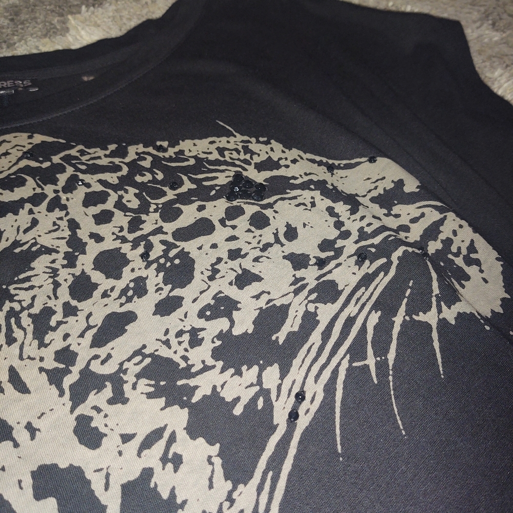 Express Leopard Top - Picture 2 of 5